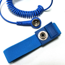 China Manufacturer Blue Wire Adjustable ESD Antistatic Wrist Band for Cleanroom